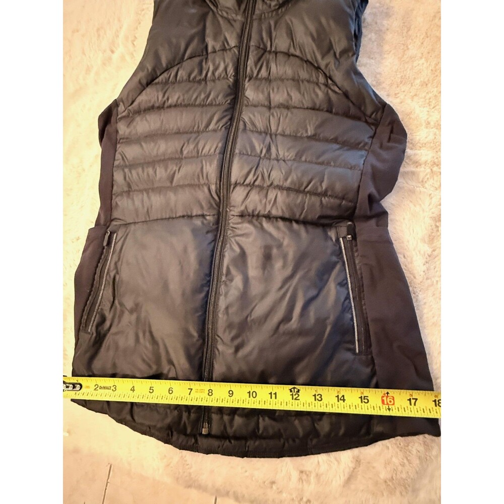 Lululemon Down For It All Vest - Black - Womens Size 10 - Picture 10 of 16